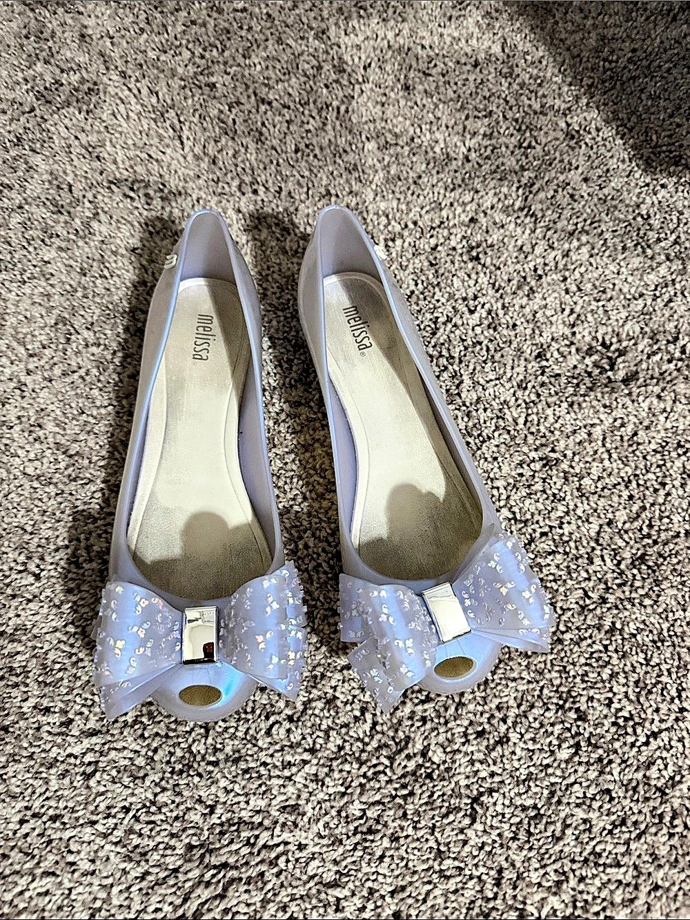 Melissa Ultragirl Bow Lavender Bow Heels
